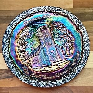 Fenton Carnival Plate. GORGEOUS! Mint Condition